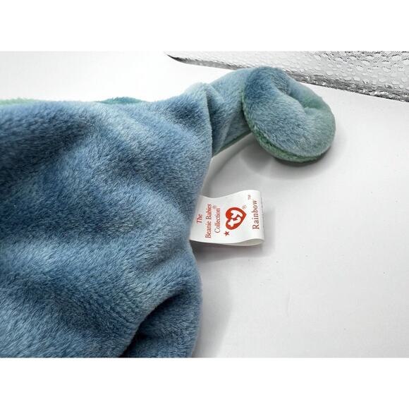 TY Beanie Baby Babies Stuffed Animal Plush Chameleon Rainbow 1997 - Picture 6 of 13